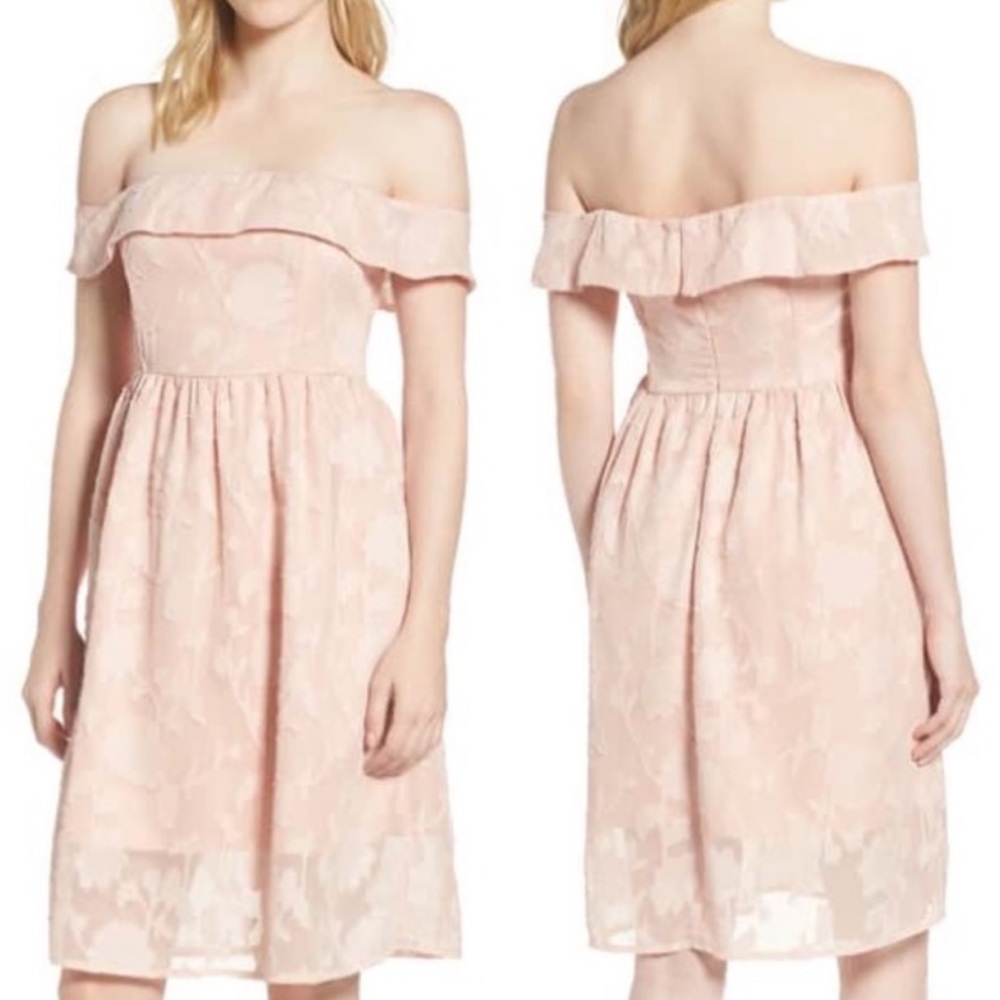 Cupcake & Cashmere Off-The-Shoulder Dress